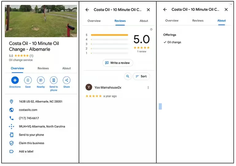 complete Google Business Profile